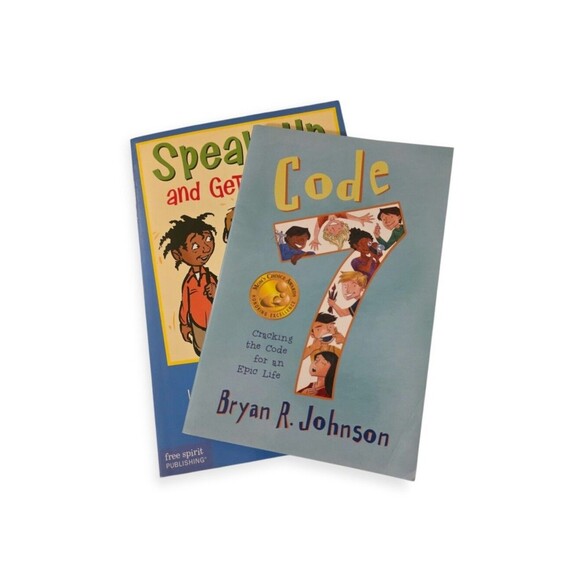 Unbranded Other - Youth Self Help Book Bundle Code 7 Speak Up And Get Along